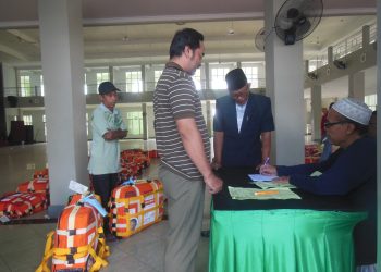 Pengambilan Koper Jamaah Haji Kabupaten Kudus Berjalan Lancar