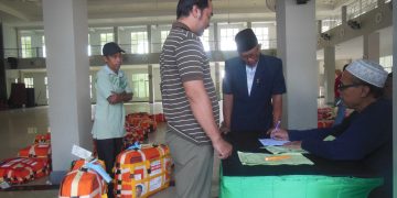 Pengambilan Koper Jamaah Haji Kabupaten Kudus Berjalan Lancar
