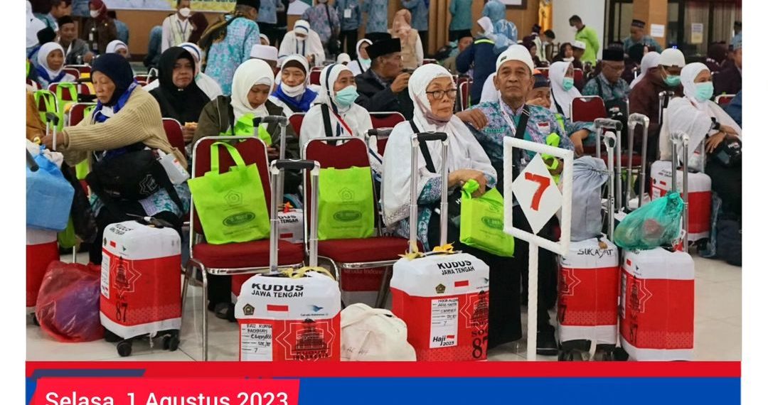 Jemaah Haji Kloter 87 Tiba di Asrama Haji Donohudan