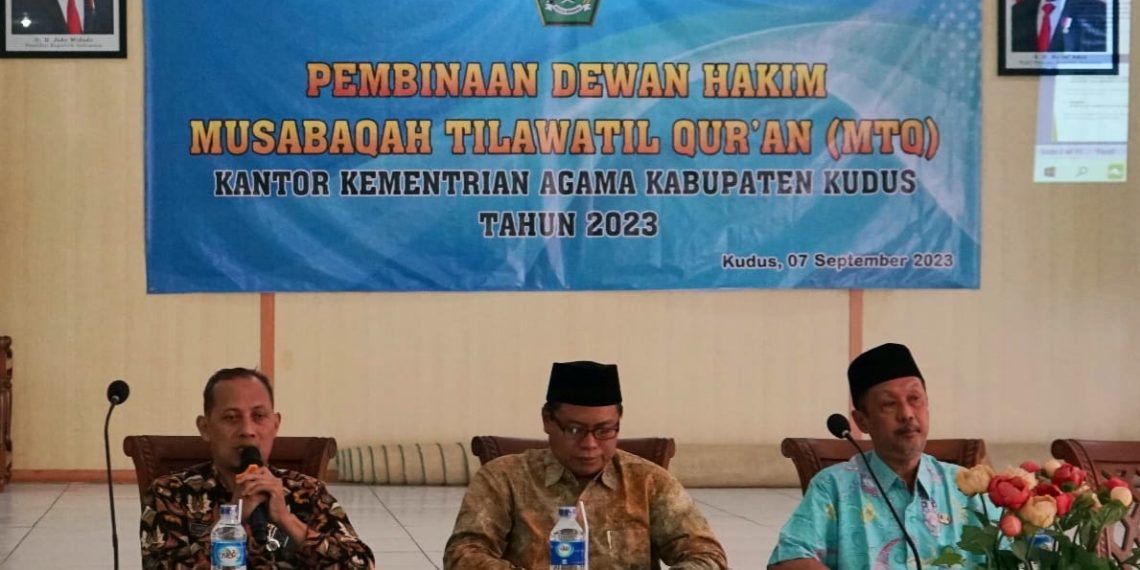 Pembinaan Dewan Hakim MTQ Kankemenag Kab. Kudus