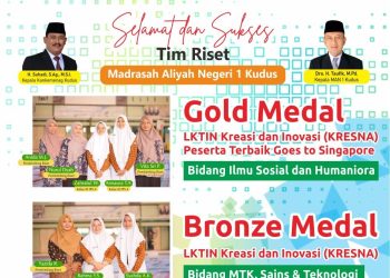 Pertahankan Tradisi Juara, Tim Riset SIP MAN 1 Kudus Sabet Perunggu bidang MST dalam Ajang KRESNA Tahun 2024