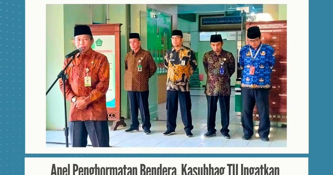 Apel Penghormatan Bendera, Kasubbag TU Ingatkan ASN Terapkan Core Values BerAKHLAK