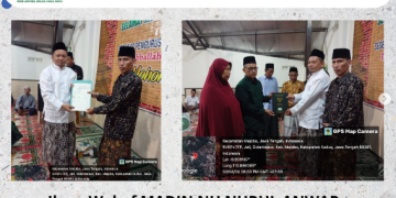 Ikrar Wakaf MADIN NU NURUL ANWAR Ngembal Kulon Kabupaten Kudus
