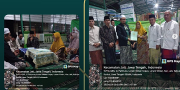 Ikrar Wakaf untuk Masjid Besar Alfalah Loram Wetan Jati Kudus