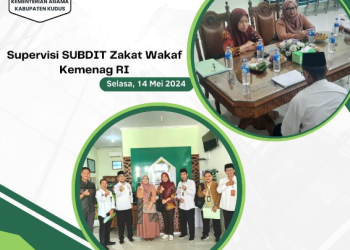 Supervisi Subdit Zakat Wakaf Kemenag RI