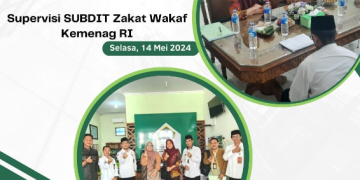 Supervisi Subdit Zakat Wakaf Kemenag RI