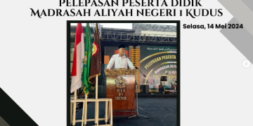 Pelepasan Peserta didik kelas XII MAN 1 Kudus