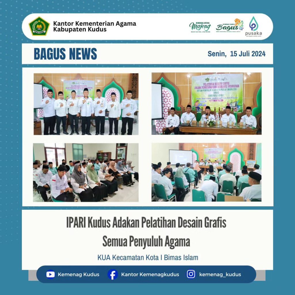 IPARI Kudus Adakan Pelatihan Desain Grafis Semua Penyuluh Agama