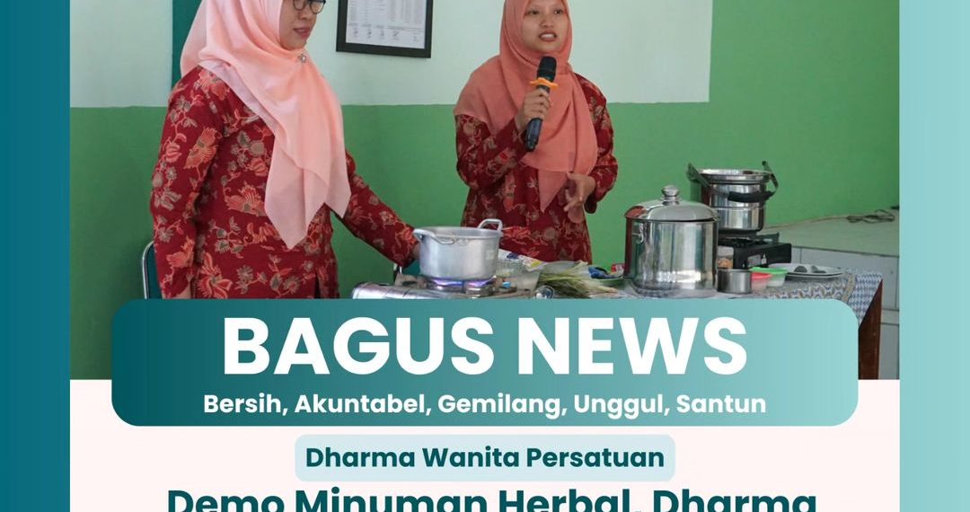 Demo Minuman Herbal, Dharma Wanita Kemenag Kudus