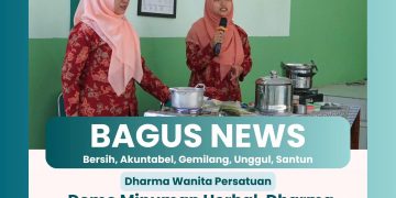 Demo Minuman Herbal, Dharma Wanita Kemenag Kudus