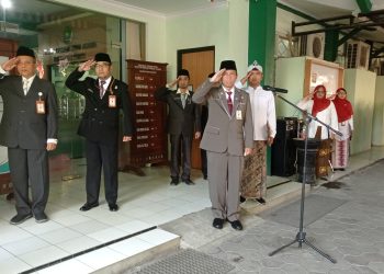 Memperingati HUT RI ke-79, Kantor Kementerian Agama Kabupaten Kudus Gelar Upacara