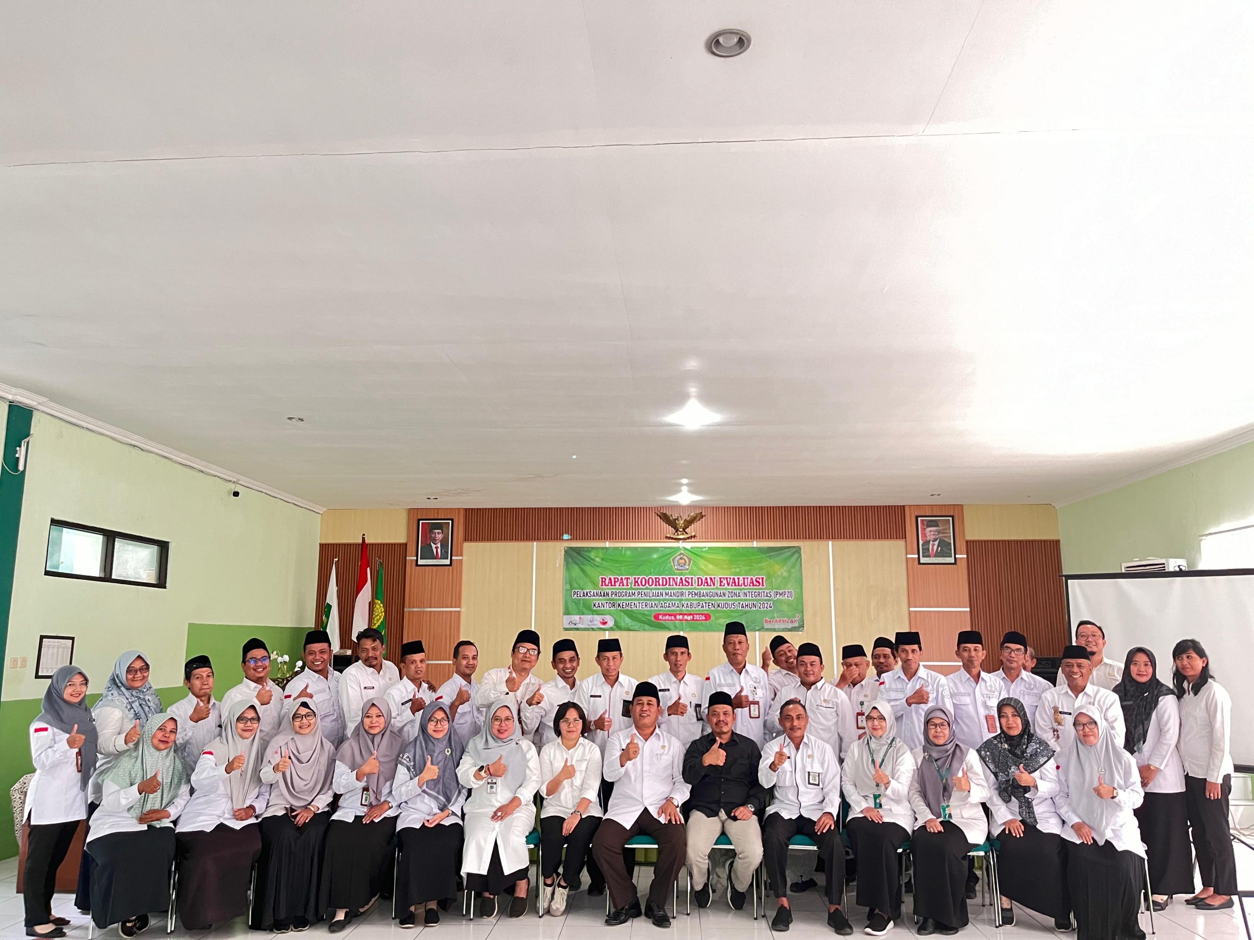 Tim RB Sekjen Kemenag Melaksanakan Monev di Kankemenag Kab. Kudus