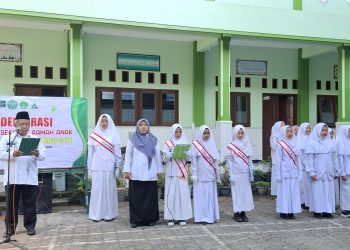 MTs NU Raden Umar Sa’id Pecah Rekor Sebagai Madrasah Pertama di Kabupaten Kudus yang Deklarasi Terbuka Sebagai Sekolah Ramah Anak