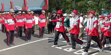 Lomba Olahraga Gerak Jalan Peringatan  HUT RI ke-79 yang Diselenggarakan Pemkab Kudus