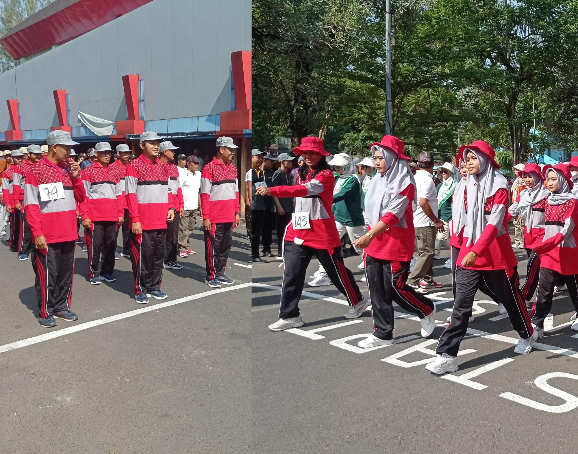 Lomba Olahraga Gerak Jalan Peringatan  HUT RI ke-79 yang Diselenggarakan Pemkab Kudus