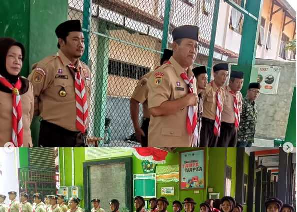 Kakankemenag Lepas Kontingen MTs Kudus untuk pelaksanaan Jambore