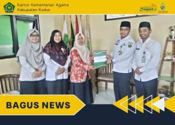UPZ Kankemenag Kudus Salurkan Bantuan Bencana Angin Puting Beliung di RA NU Manafiul Ulum