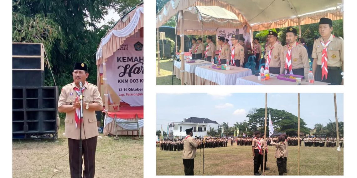 Peringati Hari Santri Nasional 2024, Kakankemenag Buka Kemah Santri yang diselenggarakan KKMTs 03 Kudus