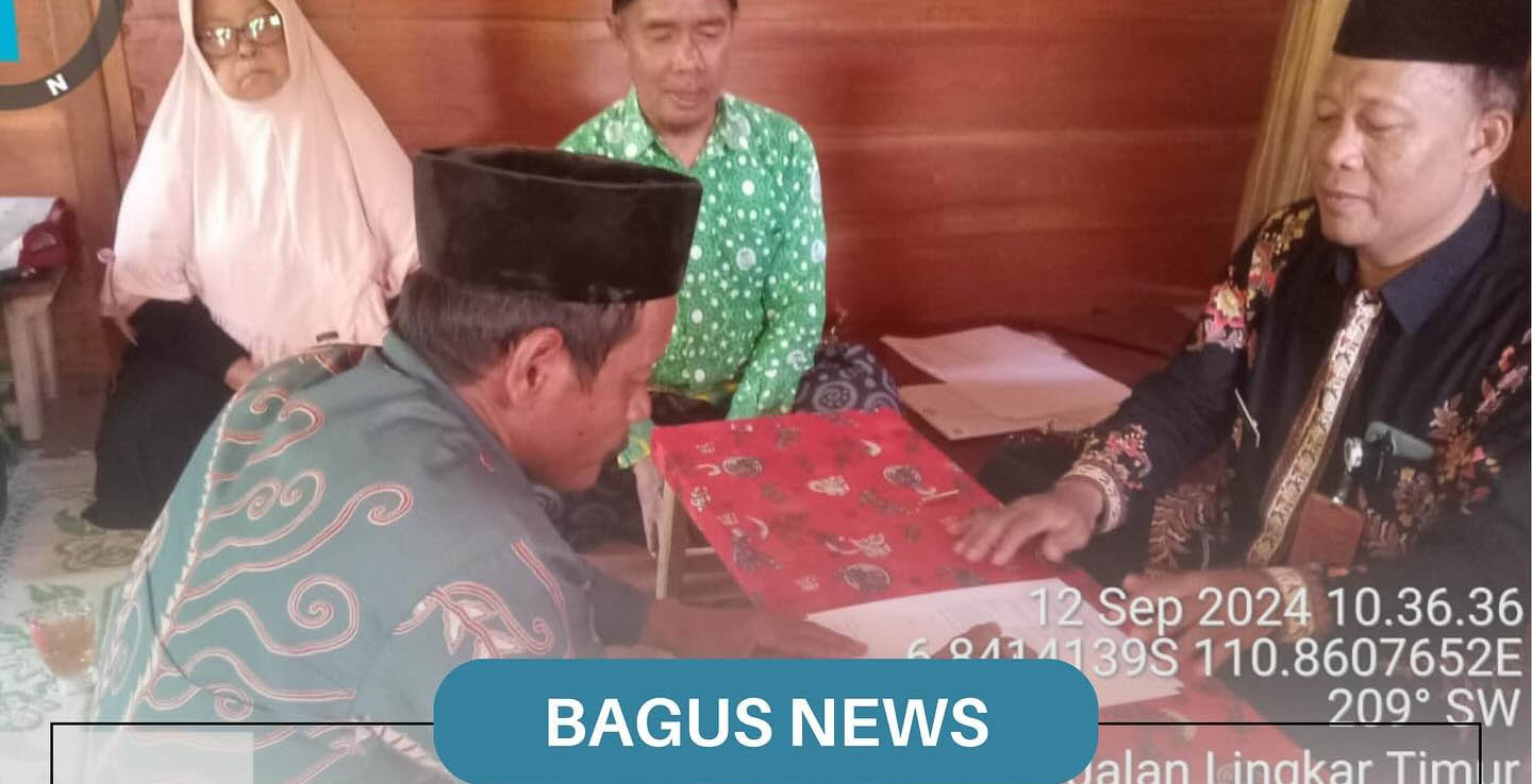 KUA Mejobo Laksanakan Ikrar Wakaf Dua Bidang Tanah
