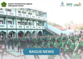 700 Siswa MA NU Ibtidaul Falah Ikuti Senam Masal dan Bersih Lingkungan