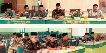Kepala Kankemenag Kudus Pimpin Rapat Evluasi Progres Seleksi PPIH Tahun 1446 H / 2025 M