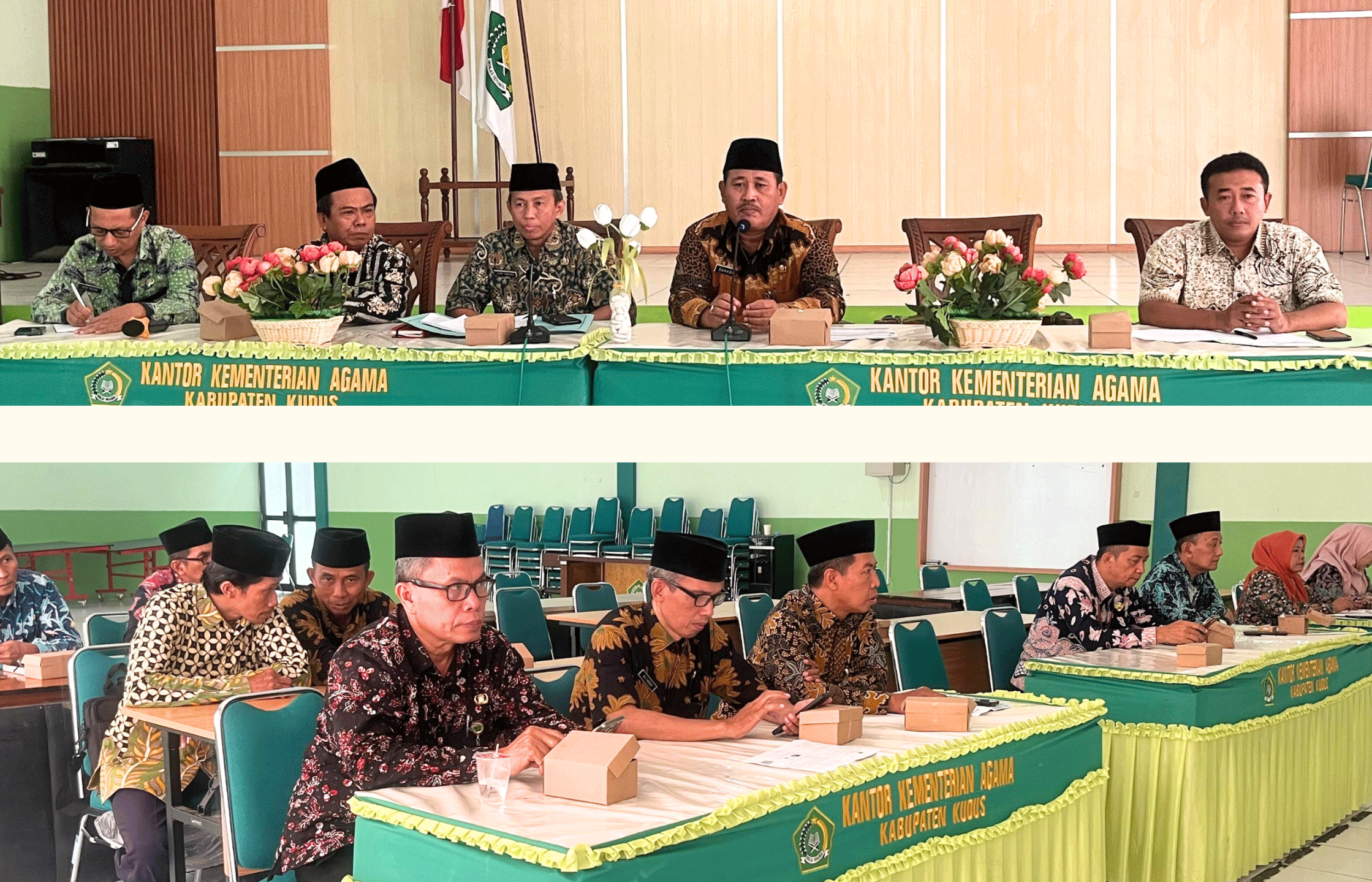 Kepala Kankemenag Kudus Pimpin Rapat Evluasi Progres Seleksi PPIH Tahun 1446 H / 2025 M
