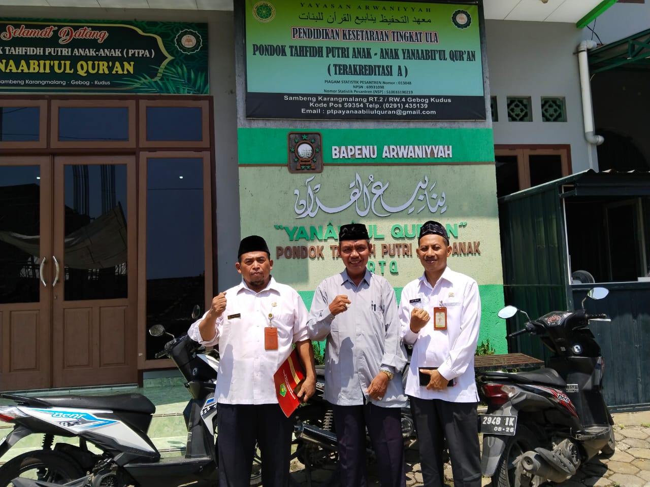 Seksi PD Pontren Lakukan Monev ANBK di PTPA Yanaabiiul Qur’an Gebog
