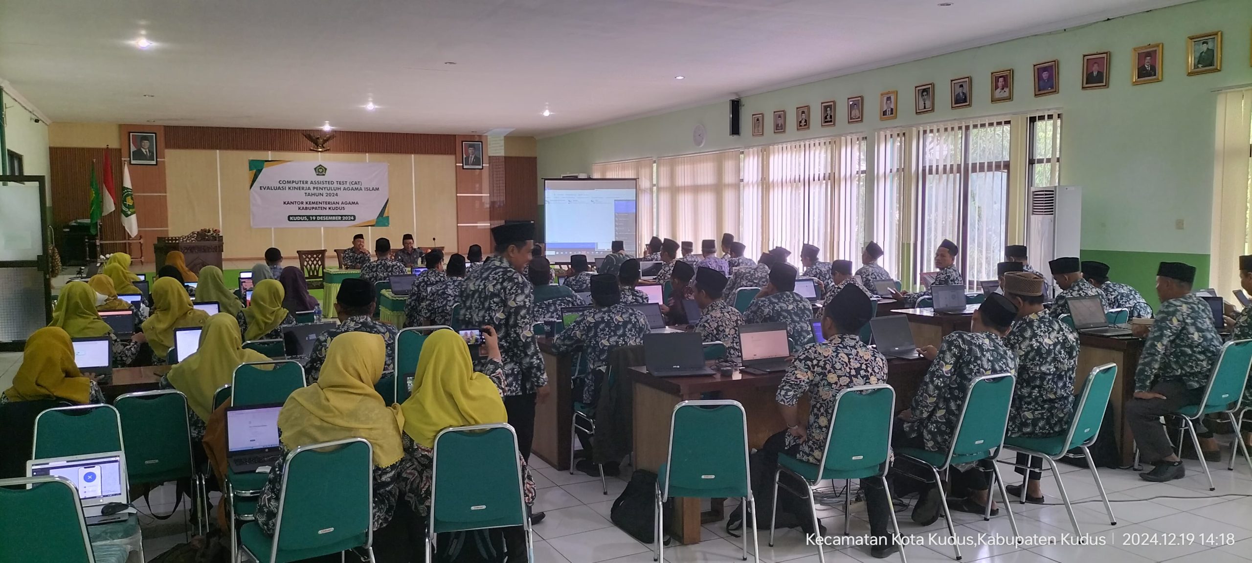 66 Penyuluh Agama Islam Kemenag Kudus Ikuti CAT Evaluasi Kinerja