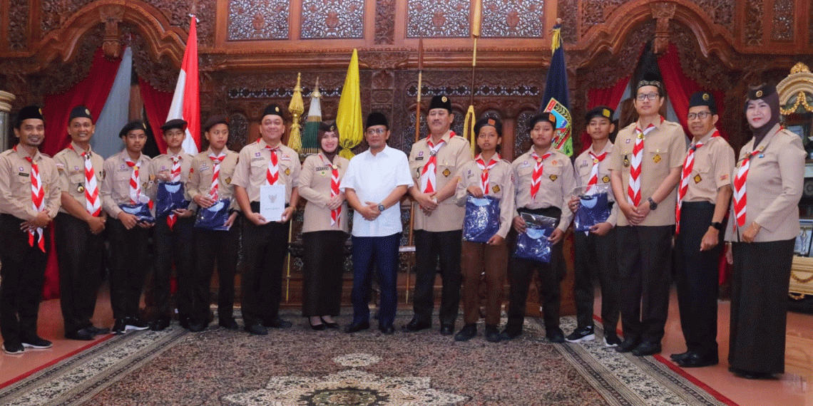 Pelepasan Kontingen The 14th Malaysia National Scout Jamboree and the 8th IUMS Peace Jamboree