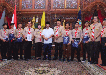 Pelepasan Kontingen The 14th Malaysia National Scout Jamboree and the 8th IUMS Peace Jamboree