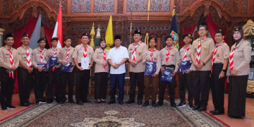 Pelepasan Kontingen The 14th Malaysia National Scout Jamboree and the 8th IUMS Peace Jamboree