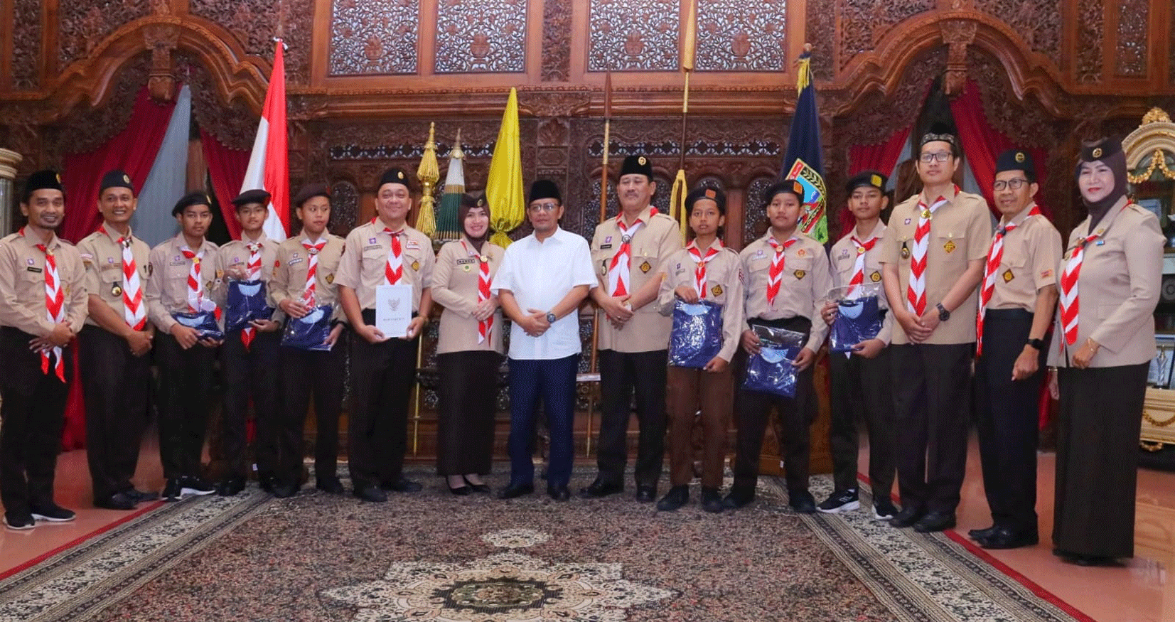 Pelepasan Kontingen The 14th Malaysia National Scout Jamboree and the 8th IUMS Peace Jamboree