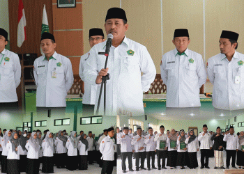 Apel Pagi dan Penyerahan Bantuan dari Pura Group