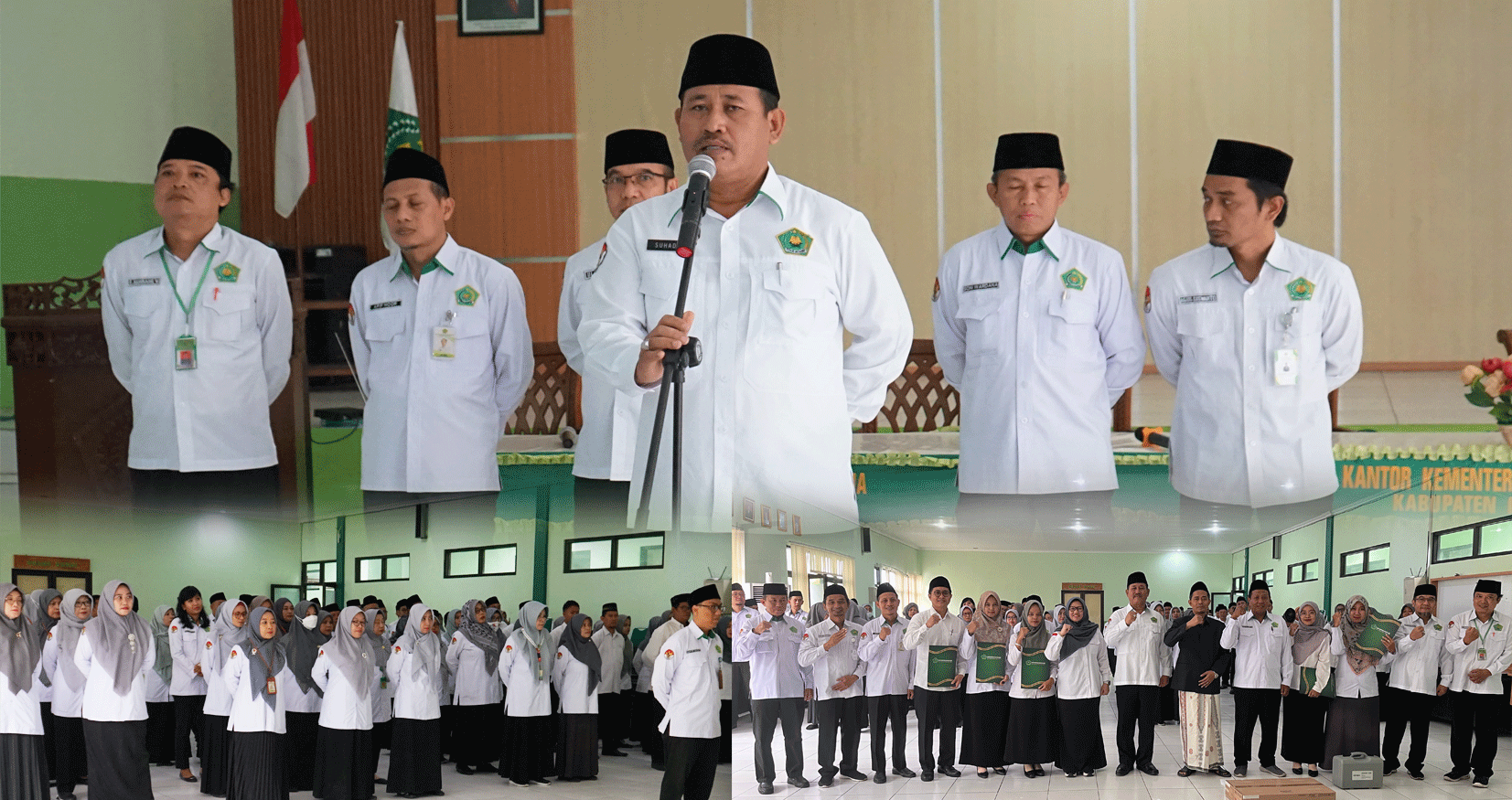 Apel Pagi dan Penyerahan Bantuan dari Pura Group