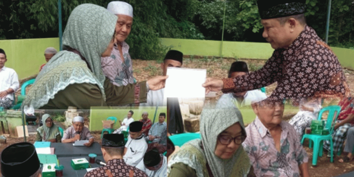 Ikrar Wakaf Makam Muslim Nanggulboyo Ngembalrejo Bae Kudus