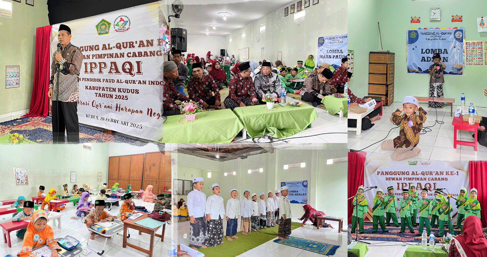 Kankemenag Kab. Kudus Apresiasi Lomba Panggung Al Qur’an PAUDQu yang diselenggarakan oleh IPPAQI Kab. Kudus