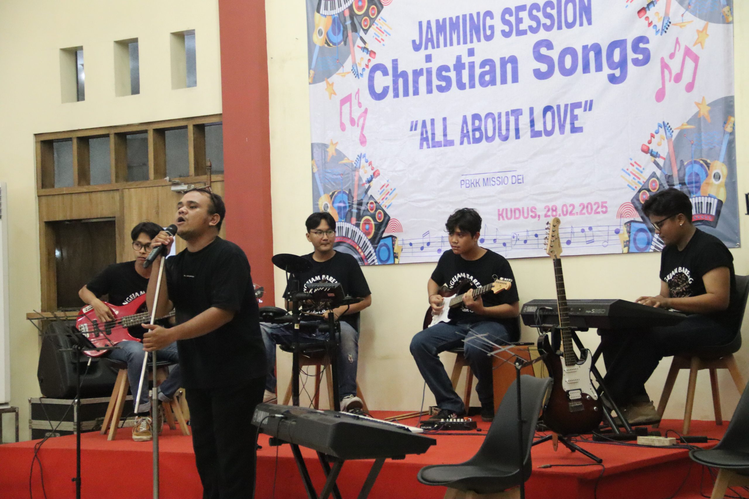 Jamming Session Christian Songs “All About Love” (Pegiat Budaya Kristiani Kudus (PBKK) Missio Dei)