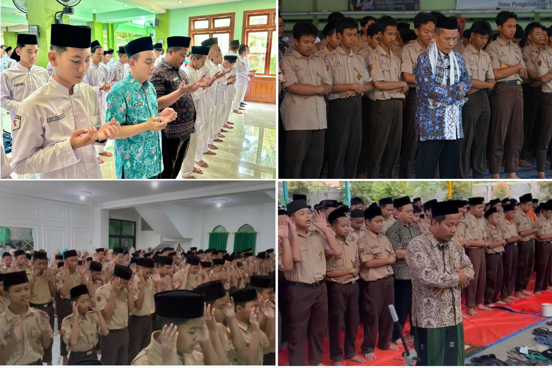 Kemenag Kudus dan Madrasah Gelar Sholat Ghaib untuk Almarhum Affan Kurniawan