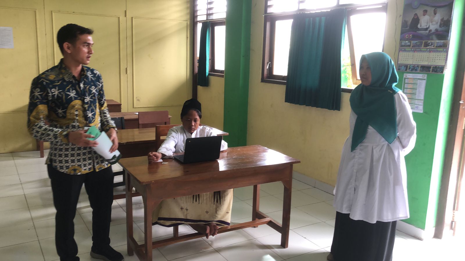 Kemenag Kudus Dampingi Monitoring Gladi ANBK PKPPs Tingkat Ula