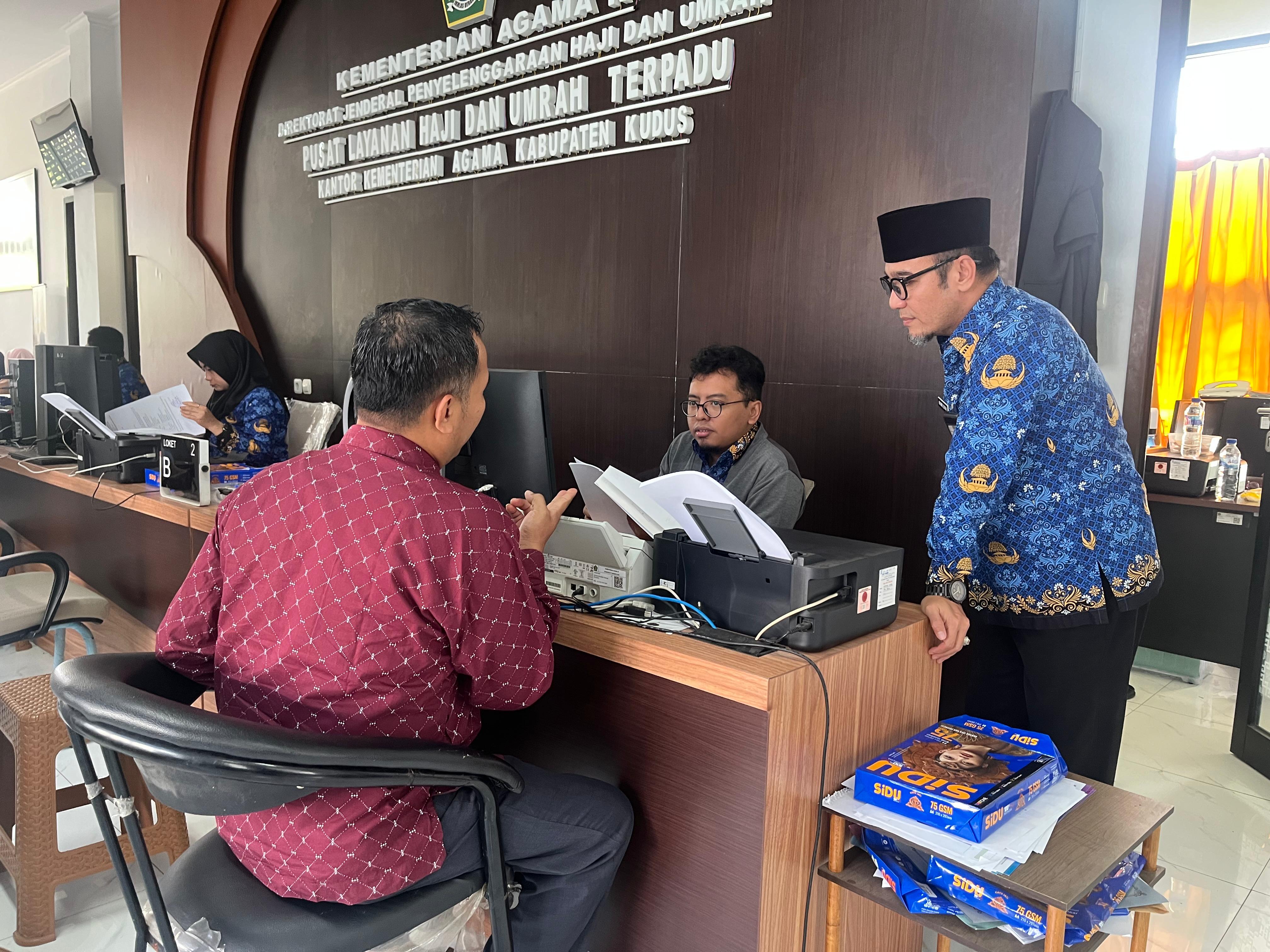 Kemenag Kudus Fasilitasi Pelimpahan Porsi Haji oleh Kanwil Kemenag Jateng Sebanyak 208 Jemaah